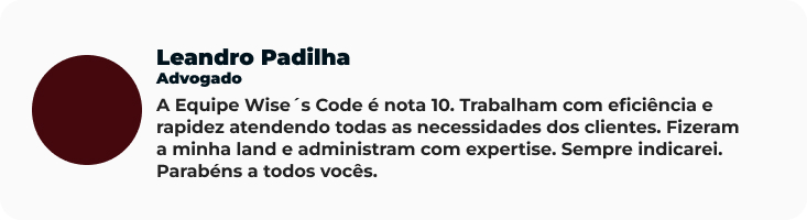 Depoimento do google meu negócio, wises code Agência especialista em criação de sites